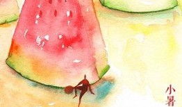 小暑吃瓜图片,瓜果飘香，尽享清凉时光